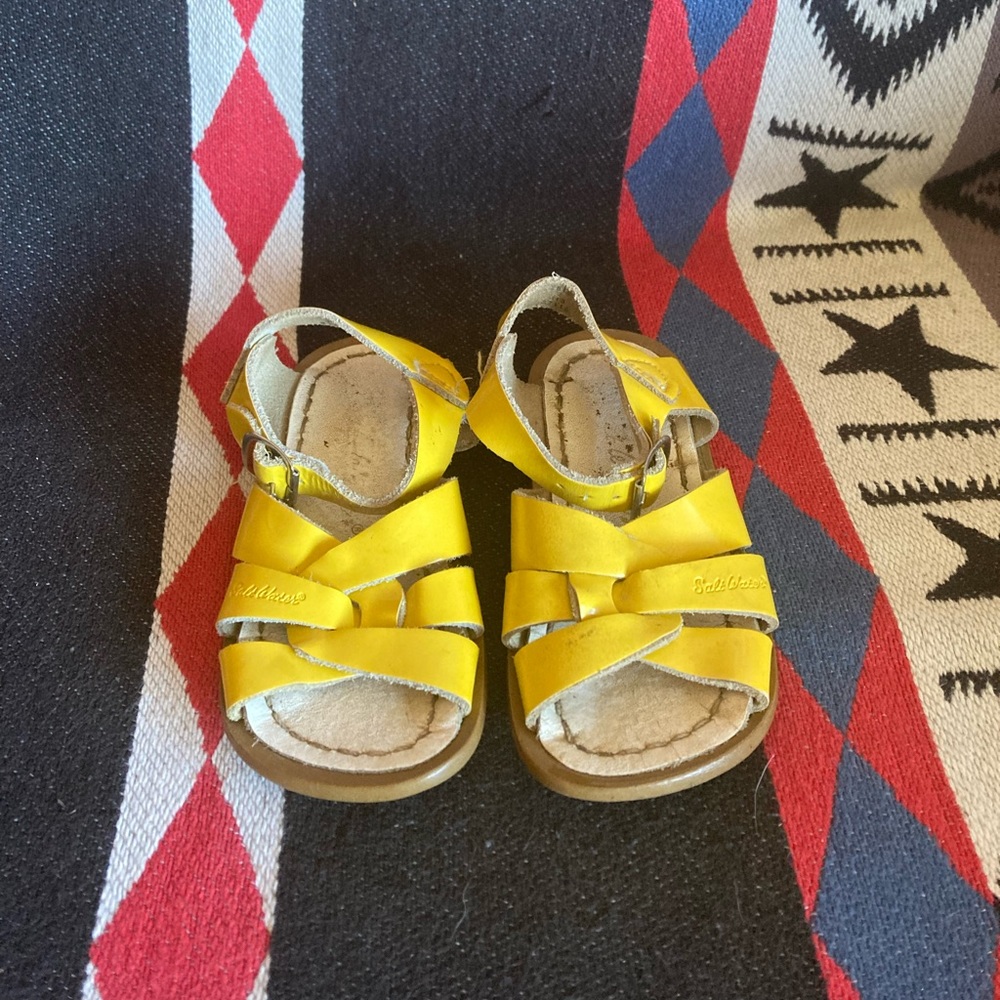 Yellow Salt Water Sandals